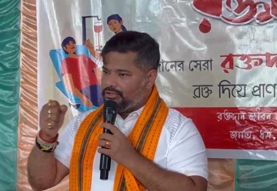 ‘Blood Donation is the Greatest work’ : Minister Sushanta Chowdhury ‘Blood Donation is the Greatest work’ : Minister Sushanta Chowdhury